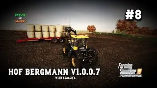 Selling Eggs/Harvesting/Balling,Collecting&selling Straw/Hof Bergmann /#8/seasons/FS19 4K Timelapse