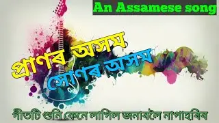 An Assamese song|| প্ৰাণৰ অসম,সোণৰ অসম|| শুণকছোন গীতটি