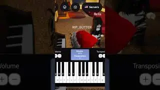 if you want to see more of this, go check out my video that I made of it#roblox #music #piano #fyp￼