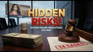 14 Legal Cases vs Cheap Valuation! 😱 Shyam Dhani IPO Analysis | Taxfinity