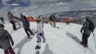 Imperial Superchair in Breckenridge, Colorado | North America's Peak | February 2024