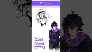 letting my OCs draw themselves | DigiDraw #art #animatic #oc #shorts