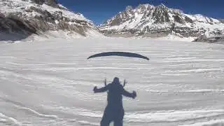 Speedflying 2023- Mer de glace/ Aig. du Midi south Raw run.