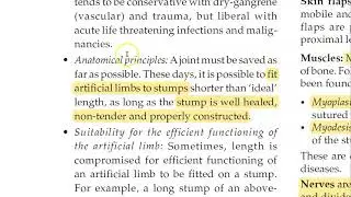 Orthopedics 349 amputation disarticulation difference below knee complications care how to do