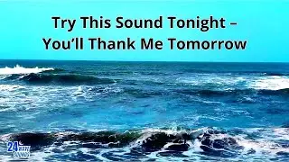 Tranquil beach 10 Hours - Ocean Waves at Night for Deep Sleep Instantly, Relaxation & Stress Relief