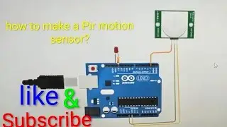 #Creating a Pir motion sensor circuit 