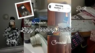 Creating a MORNING ROUTINE | “productive & realistic “| healthy habits | aesthetic 