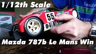 1/12 TrueScale Miniatures TSM Mazda 787b resin model unboxing