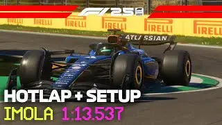 F1 25 IMOLA Hotlap + Setup (1:13.537) — 9-е место в мировом рейтинге 💪