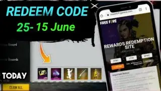 redeem code free fire today / today redeem code 25-30 may 2021
