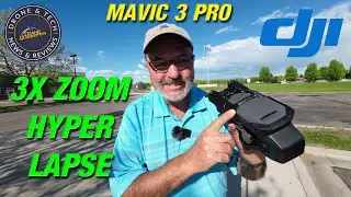 DJI Mavic 3 Pro 3X Zoom HyperLapse and 3X Zoom Parallax Effect Orbit