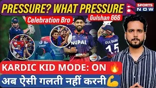 PRESSURE? WHAT PRESSURE🔥Top 5 Moments | Gulsan Jha 3 Sixes | Nepal vs Kuwait | Bhurtel | Dipendra