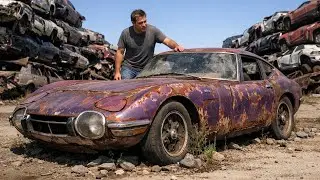 Asmr Car Restoration! Full Restoration of a Toyota 2000 GT from Total Disrepair to Looking New