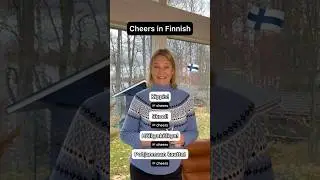 Learn how to say &ldquo;cheers&rdquo; in Finnish 🇫🇮🥂 #finnishlanguage #finnishteacher