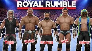 Впервые в WWE 2k25 состоялся королевский бой с участием кастомизированных суперзвезд.