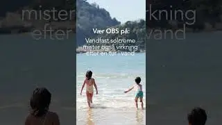 Derma Sun - Vandfast solcreme - hvad betyder det egentligt?  💦🐠🏊🤿🌊