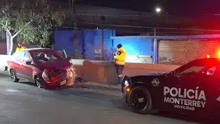 Atropellan a Mujer Mientras Caminaba por la Banqueta en Monterrey