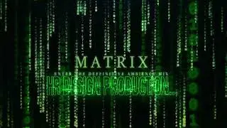 HR DESIGN PRODUCTION Test Logo Matrix pour mes futurs clip video