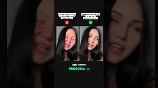 Persona app 💚 Better than FaceApp! #makeup #cosmetics