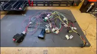 Wiring winners 2 - Dash sub harness for project car - before...