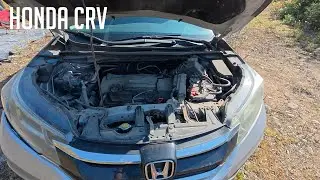 How to open the hood of a Honda CRV