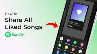 Как поделиться всеми понравившимися песнями на Spotify?