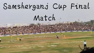 Samsherganj Cup Final Vlog Pakur Hua Winner 🎆🎇💥 | #jordandelhiwalavlog #cricket  #pakur #winner ||