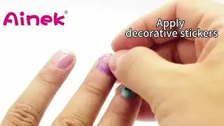 Ainek Kids Safe and Eco-friendly Washable Nail Polish