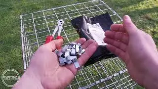 Large J-Clips Gabion Cage Assembly Forrest&reg; JC-8 Clips & Pliers Wire mesh Clips Fencing Clips UK