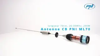 Antenne CB PNI ML70, longueur 70cm, 26 30MHz, 200W FR