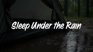 Night Rain Black Screen &mdash; 8 Hours | Stable Volume
