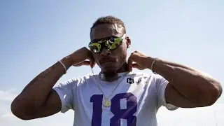 Justin Jefferson Presented With Gold Chain for Joining Madden's 99 Club