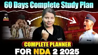 NDA 60 Days Study Plan | 60 Days Challenge | Crack NDA in 60 Days| 60 दिन NDA IN