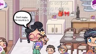 Back to school morning routine *AESTHETIC*🎒🎀☕