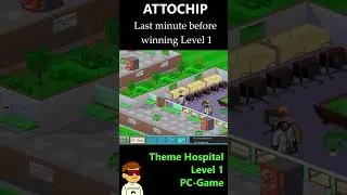 Last Minute Before Winning Level 1! 🏥 #ThemeHospital #pcgame #Attochip #bullfrog #Theme #DOSGames