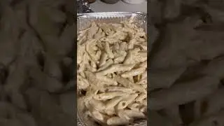 Easy Rasta Pasta Sauce = Walkerswood + Alfredo Sauce + Parmesan