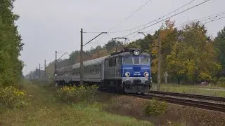 EP07-388 hamuje przed uszkodzoną rogatką |Jedlnia Kościelna|