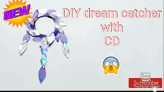 DIY dream catcher with CD ll magical craft ll reuse of CD