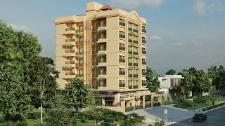 Roman Style Building 3D Architectural Walkthrough, shows how Stack parking works.