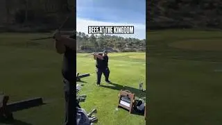 Beef hitting some BOMBS his first time at The Kingdom. ​⁠@TAYLORMADEGOLF