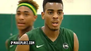 5-Star Troy Brown Jr. Just Committed to Oregon! Nike EYBL Highlights!