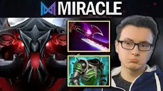NIGMA.MIRACLE SHADOW FIEND ON SAFELANE - DOTA 2 7.25 GAMEPLAY