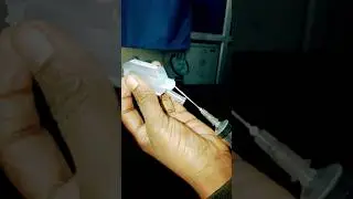 distilled water load krne ka sahi tarika full process me#nursing #gnm #hospital #nurse #viral #video