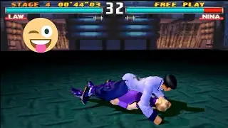 Tekken 3 Law Copy Gun Jack Moves | Tekken 3 Game 