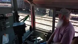 Danbury Railway Museum, Cab ride in a 1940something diesel locomotive.
