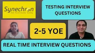Synechron Interview Questions | Real Time Interview Questions and Answers