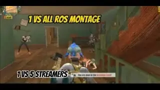 ROS 1 VS 5 STREAMERS | Ph plan | ROS MONTAGE #4