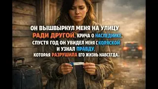 Назвал меня пустоцветом и выгнал ради беременной, а через год увидел коляску и завыл от боли