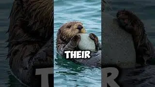 The Amazing Sea Otter&rsquo;s Tool-Using Skills 🦦 | Smartest Marine Animal Facts #Shorts