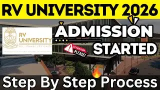 RV University 2026 Admission Open ✅ - How To Fill RV University Form 2026 | RVU Campus Tour